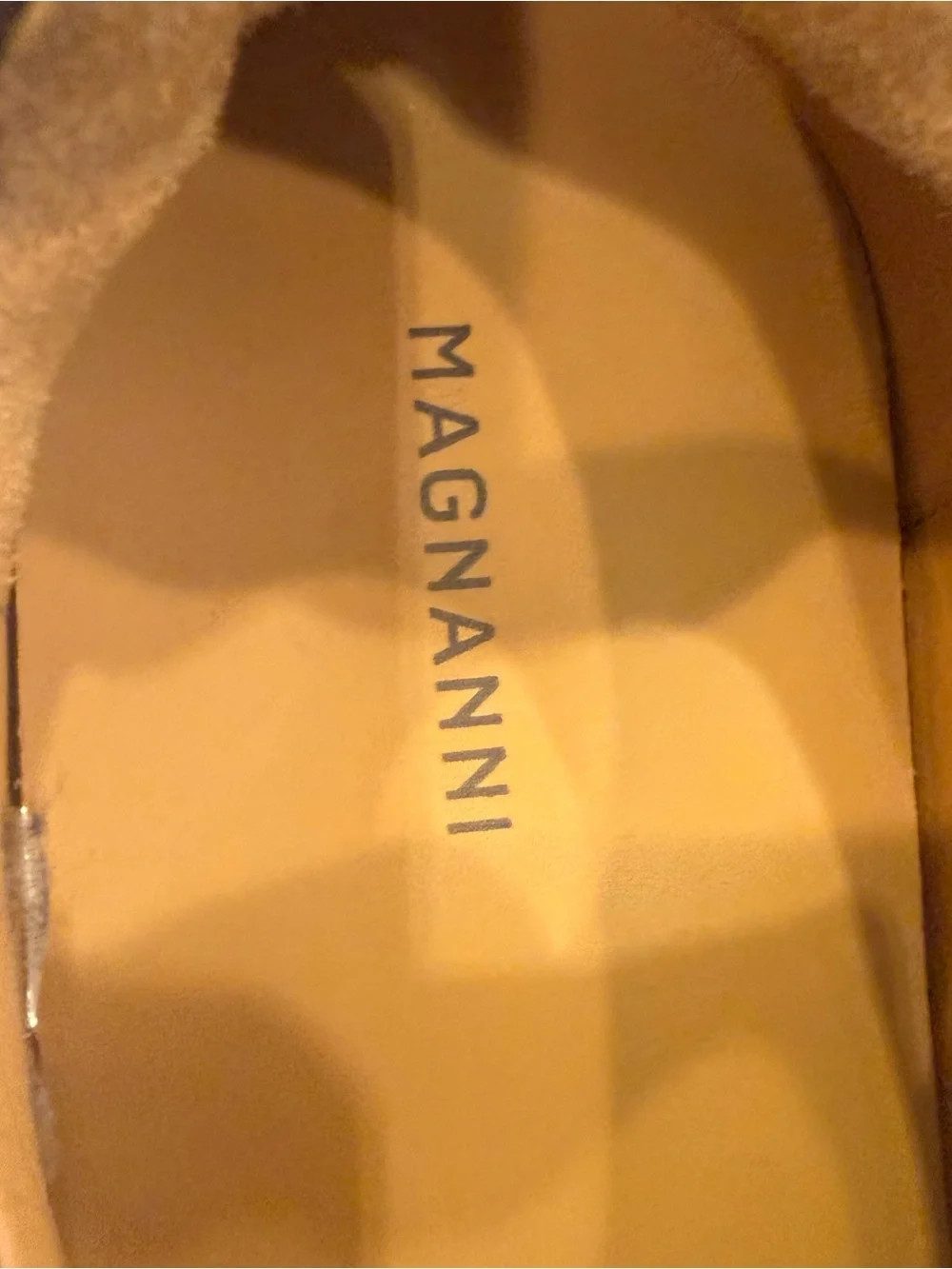 Magnanni Mens Gaslon Dress Sneakers Brown Leather Slip-On Sz US 8.5 EU 41.5 NEW